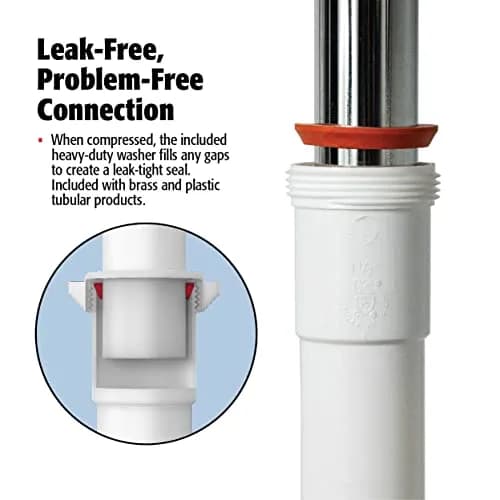 Plumb Pak 400WK Plastic P-Trap 1.5-inch Outlet x 1.25/1.5-inch Inlet | Polypropylene Material (Pack of 4) thumbnail 9
