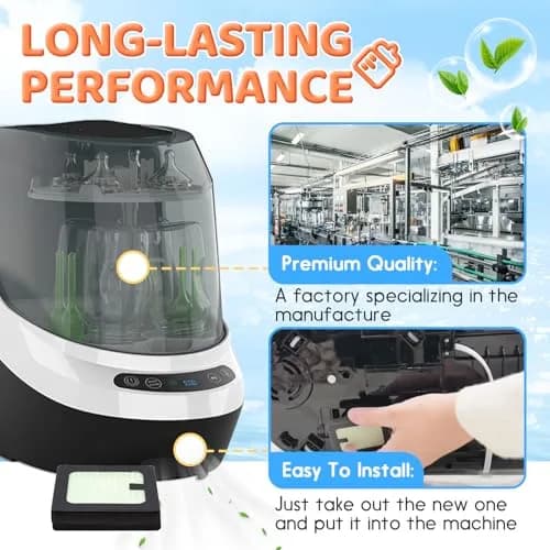 HAVANSIDY HEPA Filter Replacement for Baby Brezza Bottle Dryer & Washer | 2-Pack, Long-Lasting, Easy Install thumbnail 4