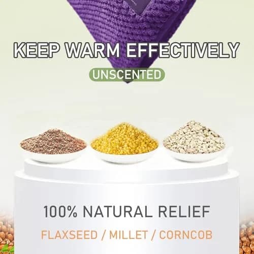 uncn Wide Microwave Heating Pad 9.5 x 16in | Soothing, Washable Cover, Cordless thumbnail 6