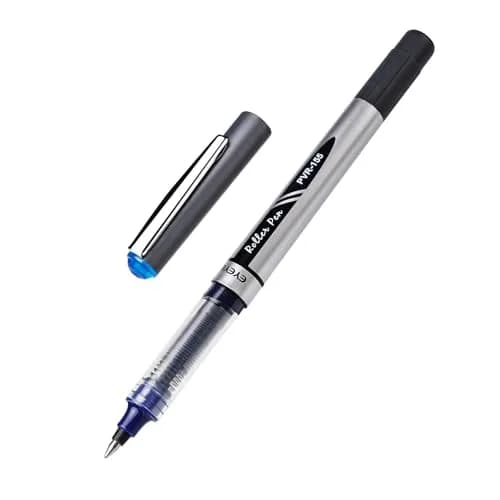 EYEYE 25 Pack 0.7mm Blue Liquid Ink Rollerball Pens | Quick Dry, Smooth Writing for Journaling & Office thumbnail 3