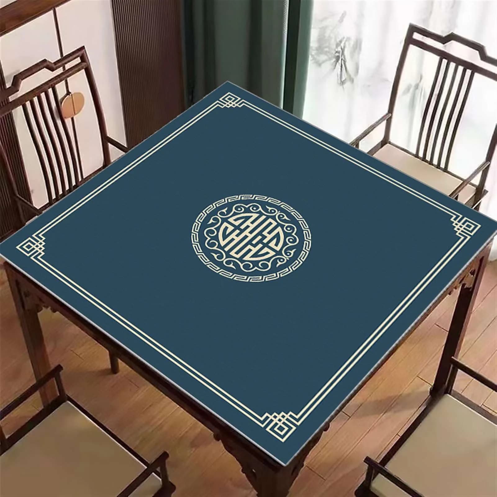 Icegrey Mahjong Table Cover 32" x 32" | Slip-Resistant & Noise-Reducing — Style 10 / 48" X 48"
