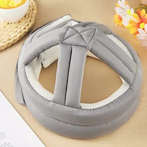 Woanger Grey Anti-Fall Elder Head Safety Helmet | Adjustable Seniors Fall Prevention Cap 50-75 cm (19.7-29.5 inches) thumbnail 7