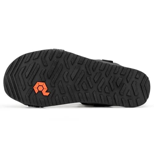 FEFELUIS Men's Wide Barefoot Sandals - Minimalist | Zero Drop | Ultralight Trail Running Hiking Sandals Adjustable Black Size 12 thumbnail 6