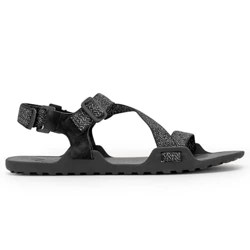 FEFELUIS Men's Wide Barefoot Sandals - Minimalist | Zero Drop | Ultralight Trail Running Hiking Sandals Adjustable Black Size 12 thumbnail 3