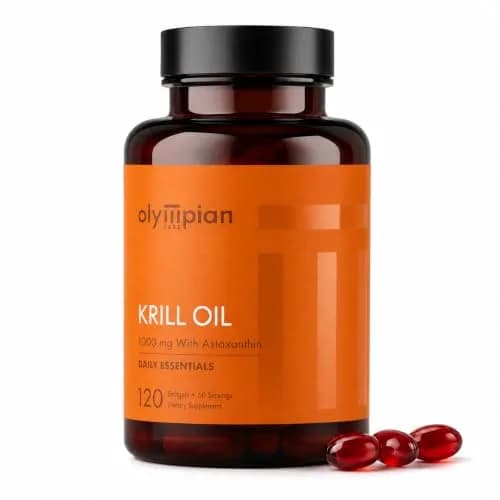 Olympian Labs Antarctic Krill Oil 1000mg with Astaxanthin, 120 Softgels thumbnail 1