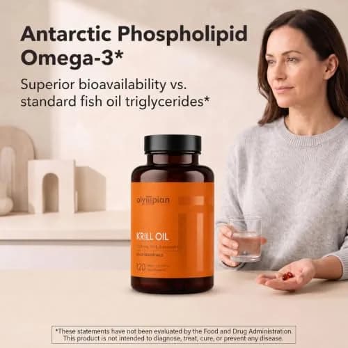 Olympian Labs Antarctic Krill Oil 1000mg with Astaxanthin, 120 Softgels thumbnail 4