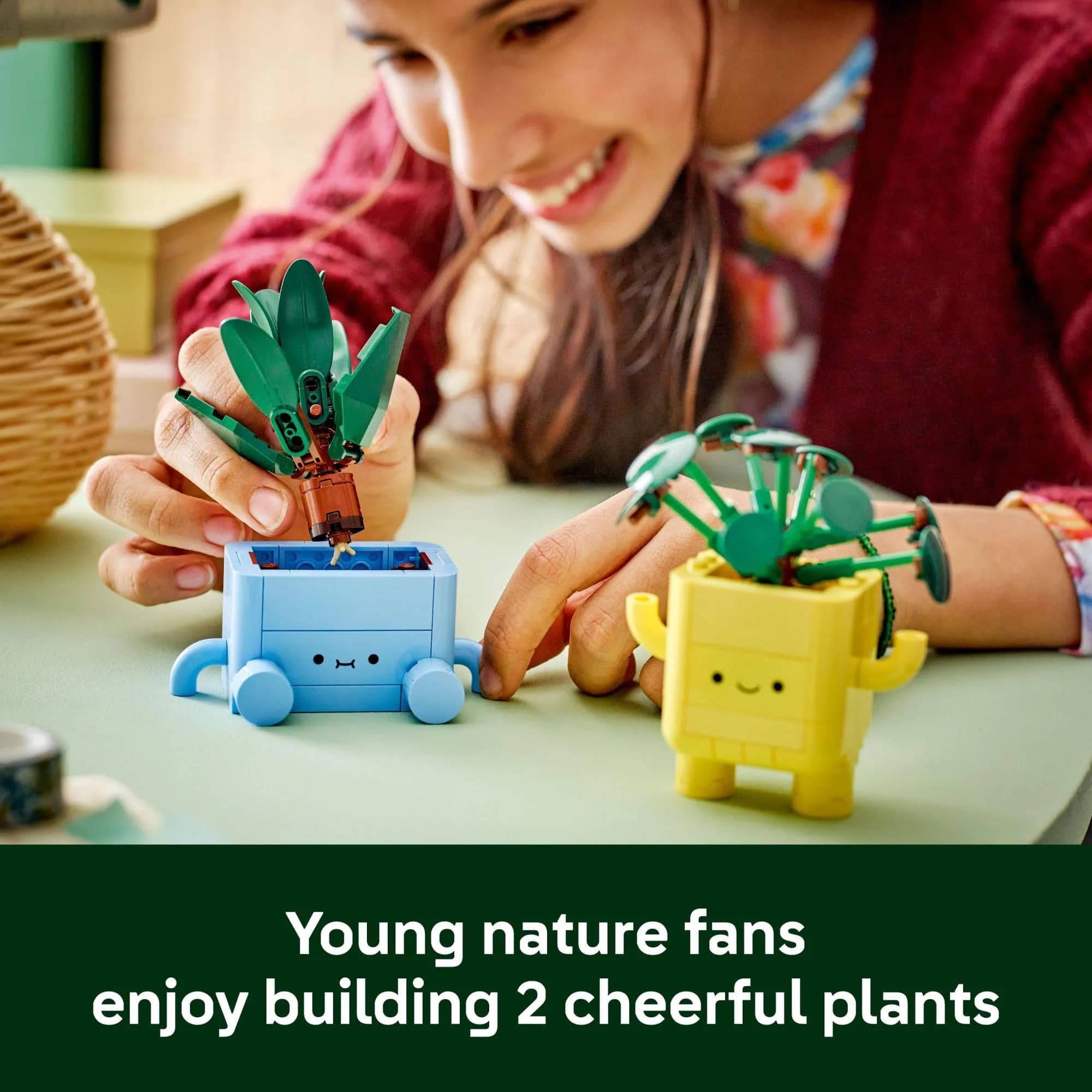 LEGO Happy Plants Building Toy Set for Kids Ages 9+, 217 Pieces | Educational STEM Learning Toy thumbnail 3