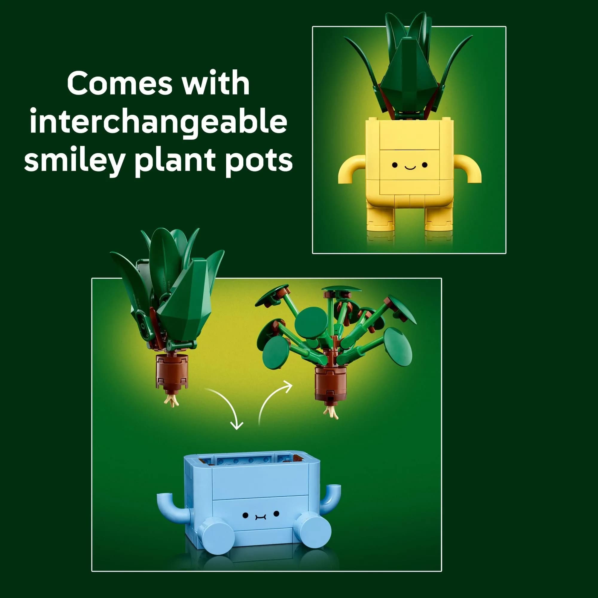 LEGO Happy Plants Building Toy Set for Kids Ages 9+, 217 Pieces | Educational STEM Learning Toy thumbnail 5