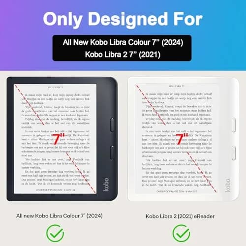 Caweet Screen Protector for Kobo Libra Colour 7" | Anti-Glare Matte Cover (70-120c) thumbnail 2