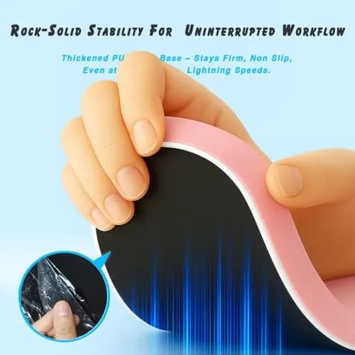 DEMON CHEST ErgoComfort Gel Wrist Rest Mouse Pad & Keyboard Wrist Rest Set, 25.9cm x 20.1cm (10.2L x 7.9W inches) | Ergonomic Comfort for Office & Gaming thumbnail 5