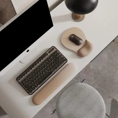 DEMON CHEST ErgoComfort Gel Wrist Rest Mouse Pad & Keyboard Wrist Rest Set, 25.9cm x 20.1cm (10.2L x 7.9W inches) | Ergonomic Comfort for Office & Gaming thumbnail 2
