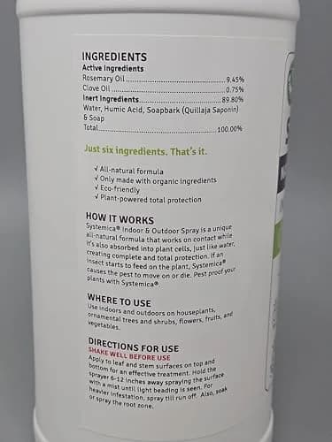 Sierra Natural Science Systemica RTU 32oz | Organic Insect Repellent Ready-to-Use thumbnail 6