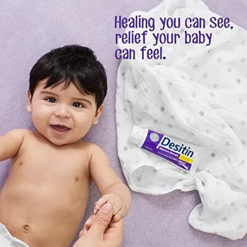 Desitin Maximum Strength Diaper Rash Cream 4.8 oz (9.6 oz Total) | 40% Zinc Oxide Skin Protectant for Treatment & Prevention thumbnail 2