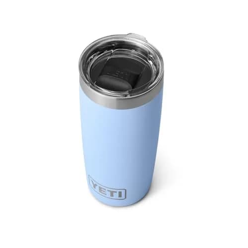 YETI Rambler 10 oz Tumbler, Stainless Steel, Vacuum Insulated with MagSlider Lid, Big Sky Blue | 296ml (10 fl oz) thumbnail 1
