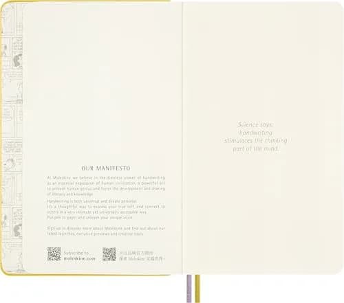 Moleskine Peanuts Patty Notebook Large 5" x 8.25" | Classic Ruled, Yellow, 176 Pages thumbnail 3