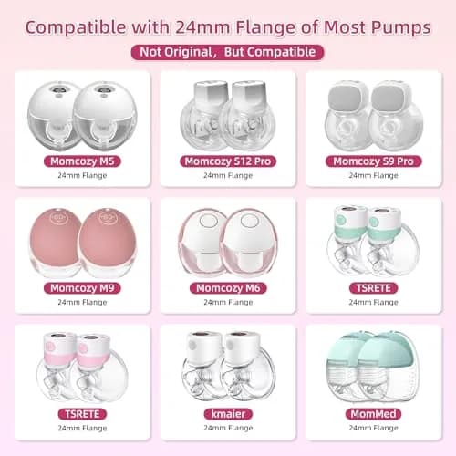 GOCROWEEN 14mm Flange Inserts for 24mm Shields | Reduces Nipple Tunnel to 14mm (4-Pack) thumbnail 2