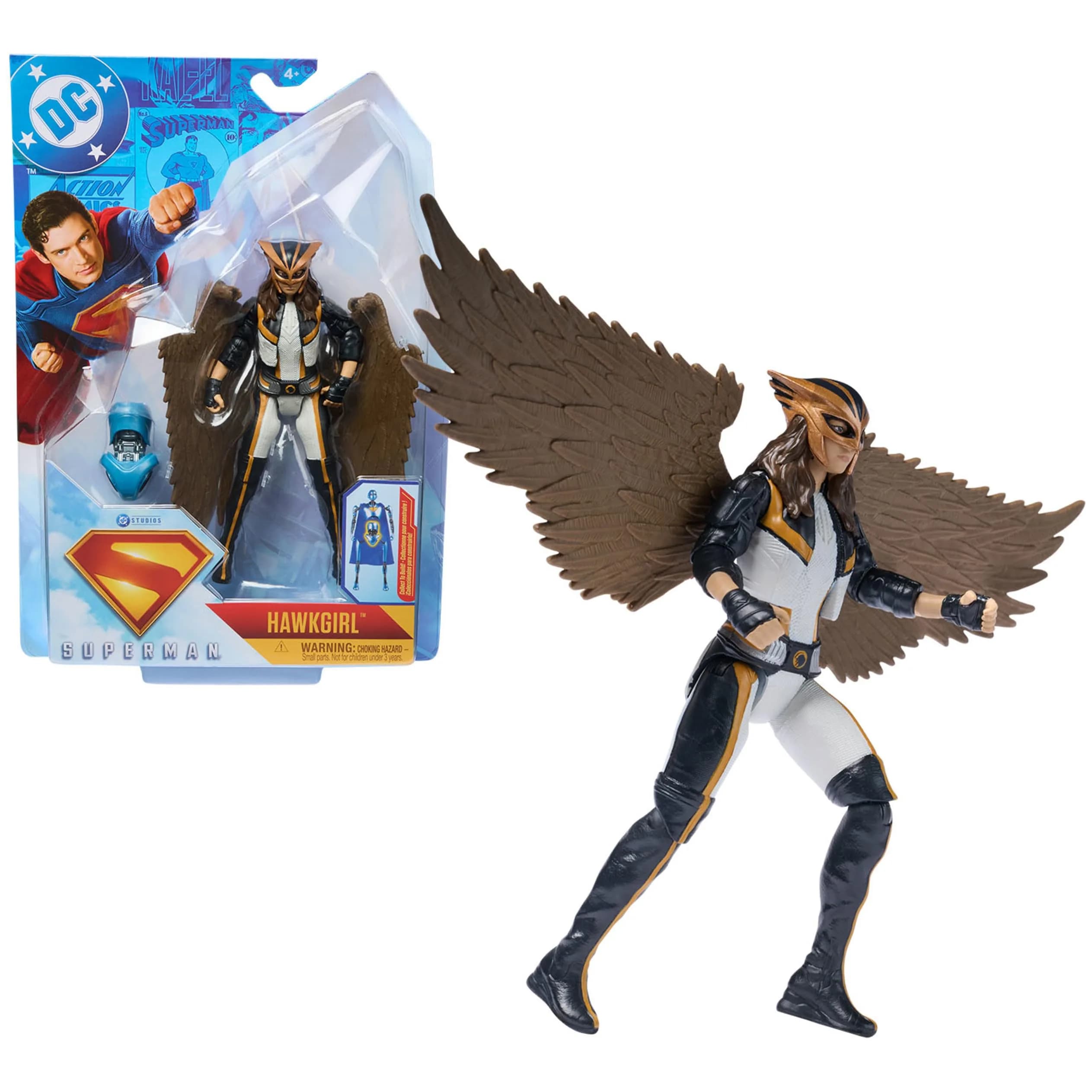 DC Comics Superman Action Figure, 6-Inch | 15.24 cm (6-Inch) Articulated Toy — Hawk Girl