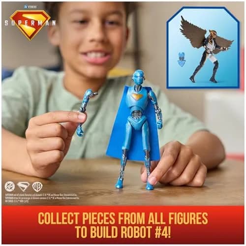 DC Comics Superman Hawk Girl Action Figure, 6-Inch | 9 Points of Articulation thumbnail 4