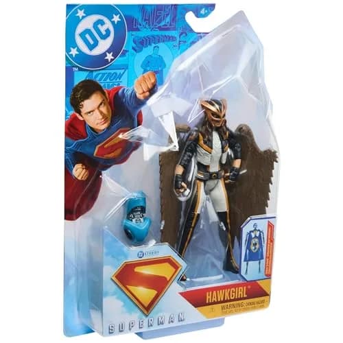 DC Comics Superman Hawk Girl Action Figure, 6-Inch | 9 Points of Articulation thumbnail 7