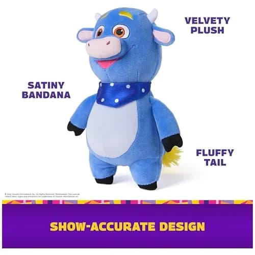 Dora Benny Plush Toy 8-Inch Polyester | Official Dora Toys for Ages 3+ thumbnail 3