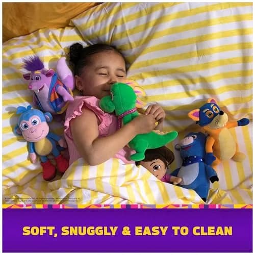 Official Dora Swiper Plush Toy, 8-Inch Stuffed Animal for Ages 3+ | Soft Velvety Fur with Embroidered Details thumbnail 8