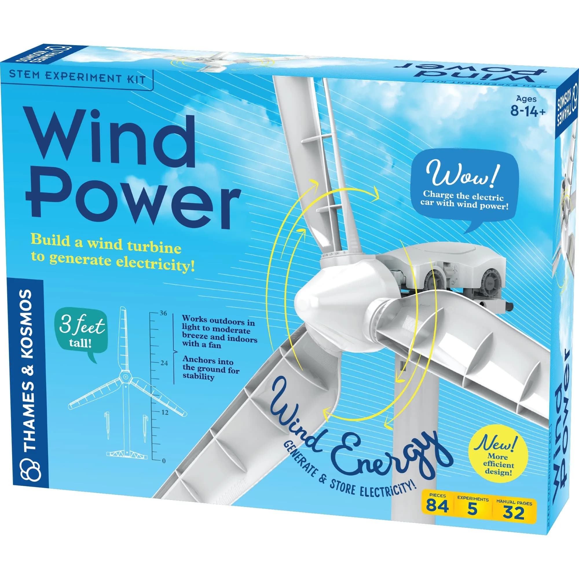 Thames & Kosmos Wind Power (v5.0) | Renewable Energy STEM Kit for Kids & Students - main product image