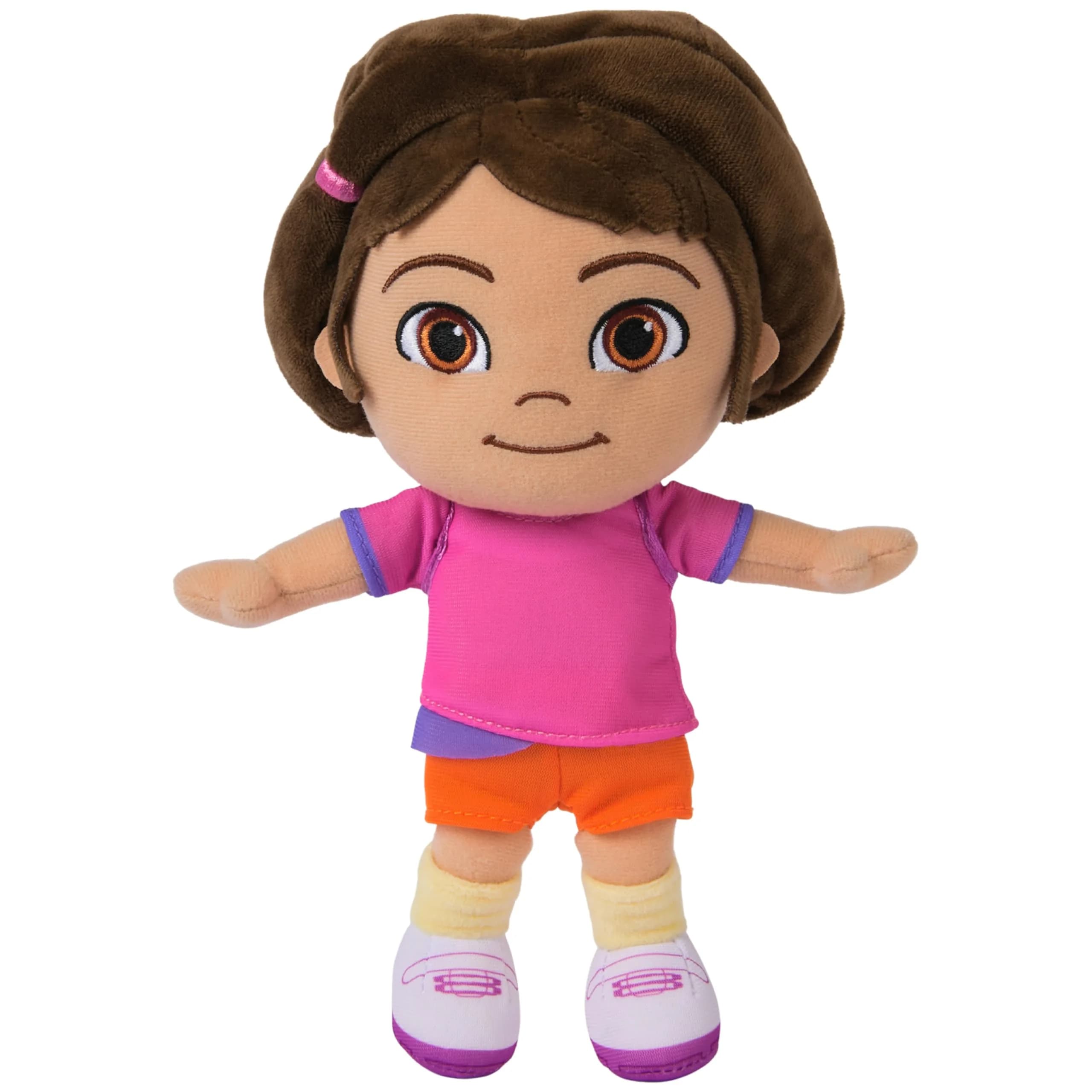 Official Dora Swiper Plush Toy, 8-Inch Stuffed Animal for Ages 3+ | Soft Velvety Fur with Embroidered Details — Dora
