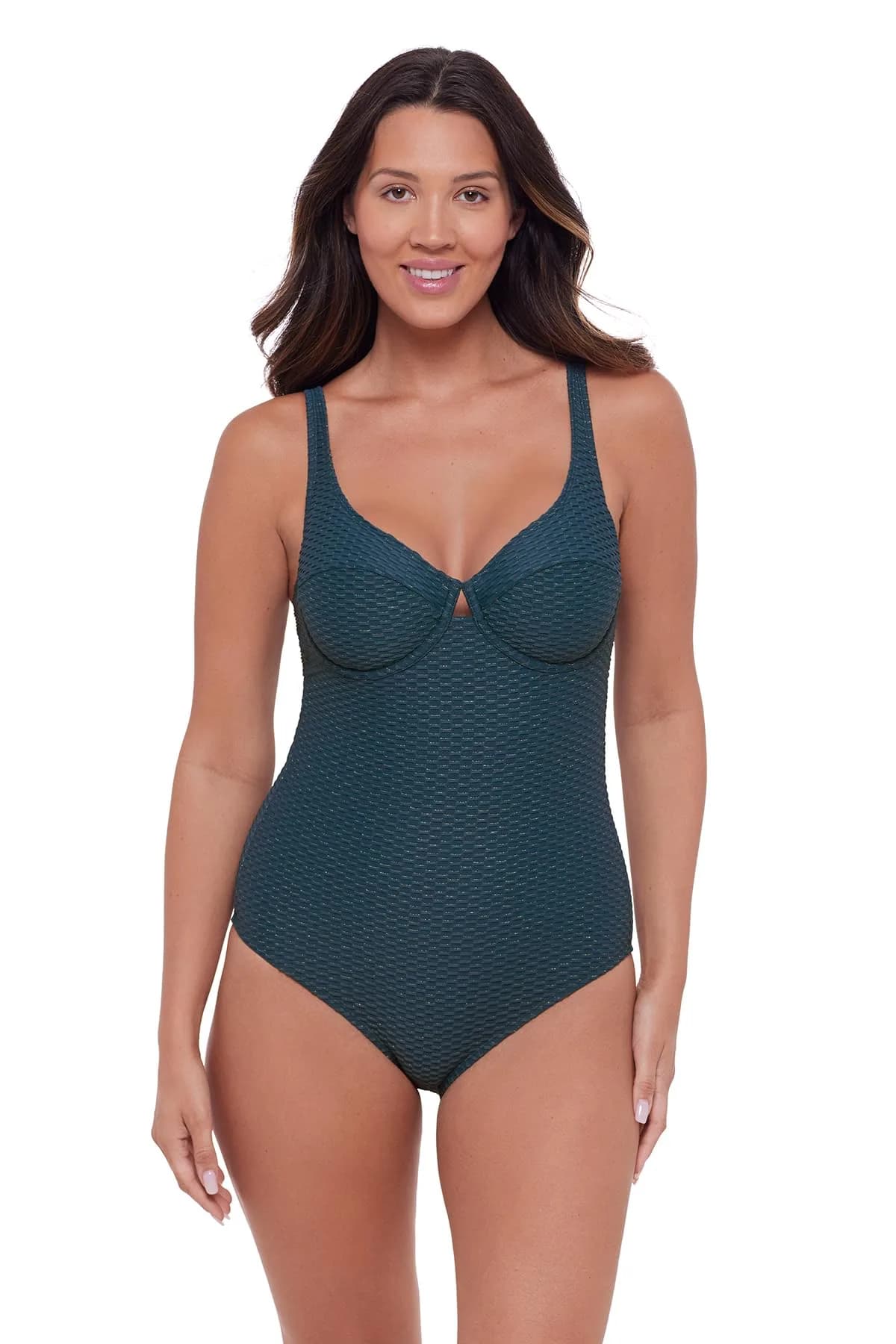 S3 Swim Women's Shaping Underwire One Piece Swimsuit | Support & Style in Dusk Blue (100 words) - main product image