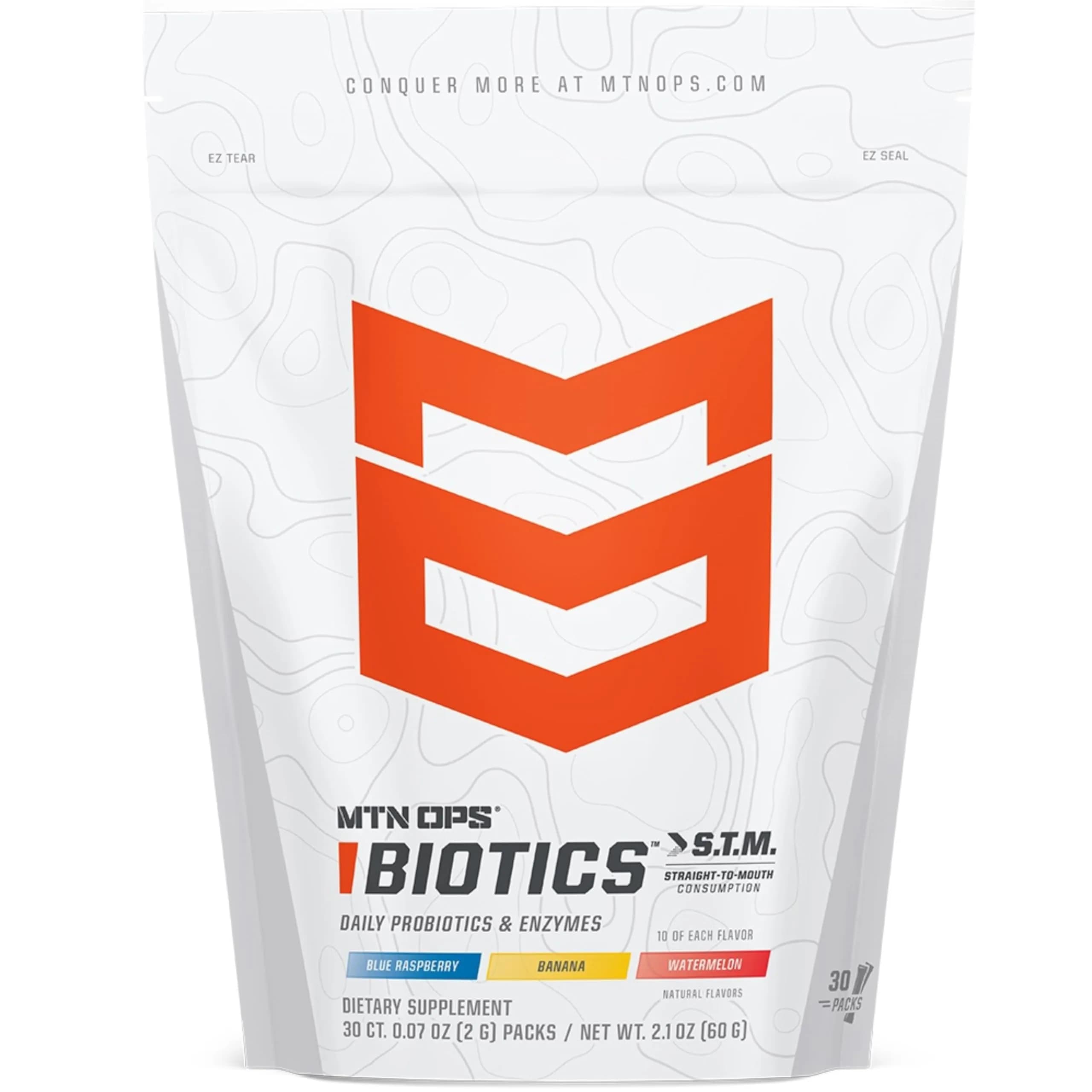 MTN OPS Biotics STM On-the-Go Probiotic for Gut Health | Gut Support & Immunity (70-120 chars) - main product image