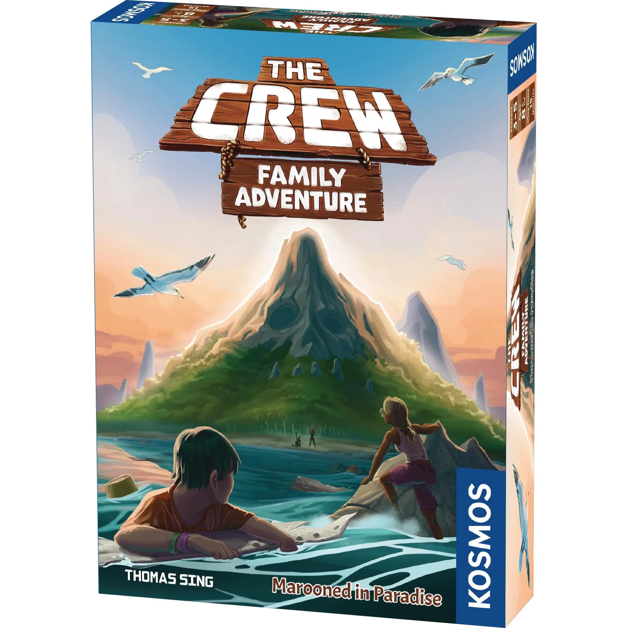 Thames & Kosmos The Crew Quest for Planet Nine Card Game | 50 Missions | Ages 10+ | 3-5 Players — Marooned in Paradise