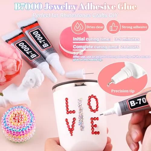 BELLEBOOST Resin Red Rhinestones 32000pcs | Flatback Gems for Nail Art & Crafts, 2-6mm, Bedazzling Crystal, DIY Jewelry & Decor thumbnail 4