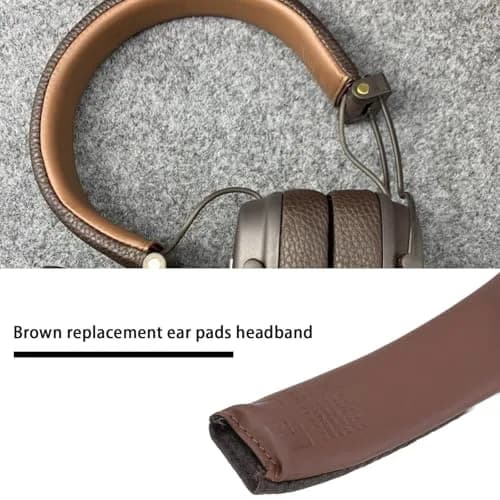 Briny River Headband Cushion Pad for Marshall Major II & Major 3 Headphones - Brown (29cm x 2.9cm x 1cm) thumbnail 3