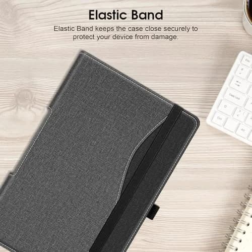 Fintie Case for Lenovo Tab Plus (TB351FU) 11.5 inch 2024 Tablet, Grey | Folio Viewing Stand with Document Slots thumbnail 5