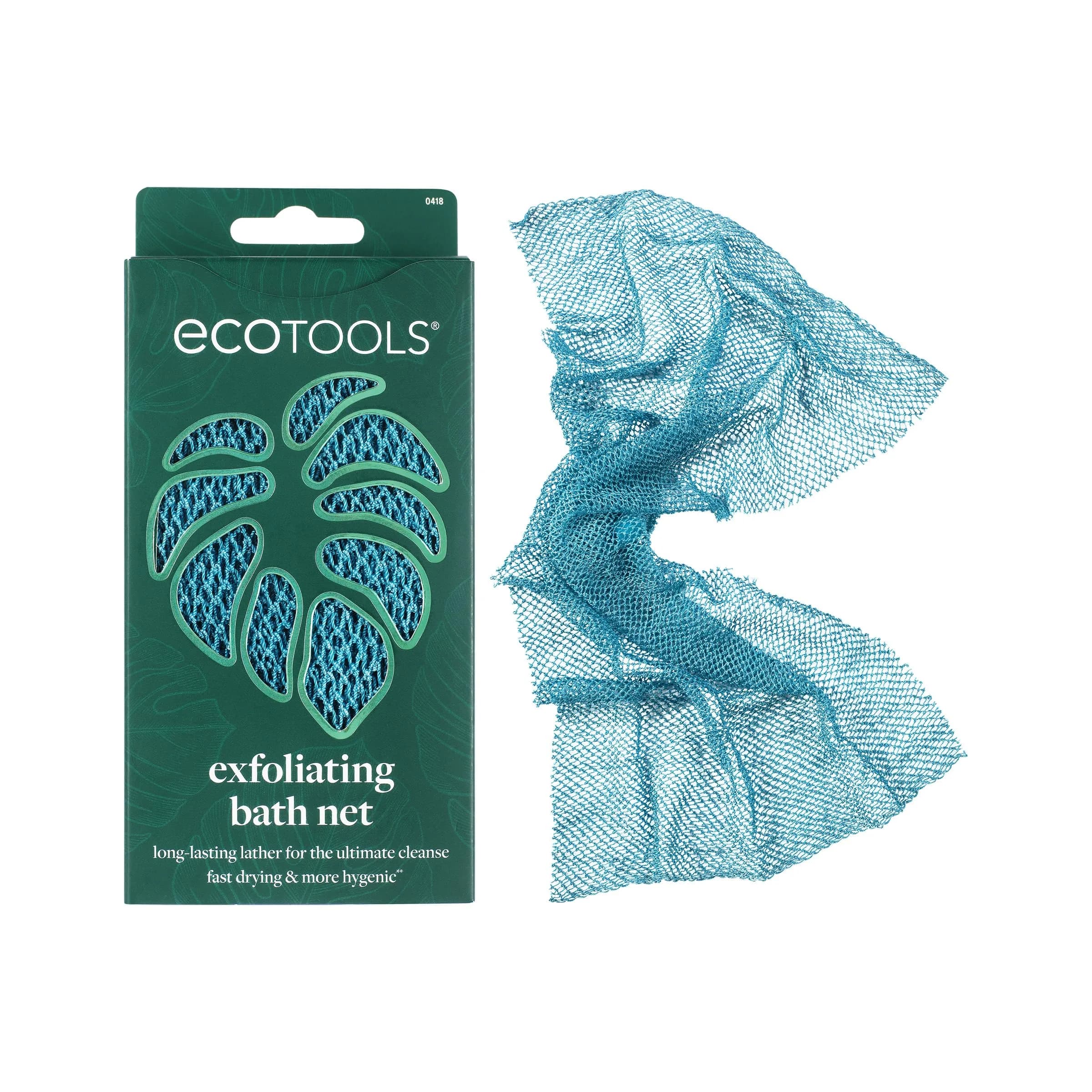 EcoTools Dry Body Brush for Dry Brushing, Smooth Skin, 1 Count | Gentle Exfoliation for Glowing Skin — Blue