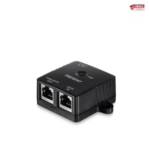 TRENDnet Gigabit Power Over Ethernet Injector, 1 x Gigabit Ethernet, 15.4W, Black, TPE-113GI | Supports Full Duplex Gigabit Speeds thumbnail 5