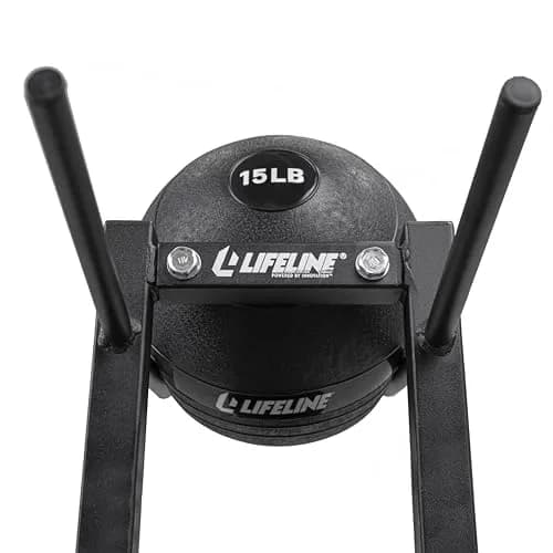 Lifeline Fitness Slam Ball Rack | Space-Saving Vertical Storage for 8 Slam Balls, Durable Alloy Steel, Black Finish thumbnail 4