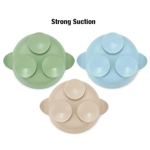 PandaEar 3 Pack Stainless Steel Baby Suction Bowls | Non-Slip Child Food Bowls with Silicone Sleeve for Toddlers & Infants thumbnail 8