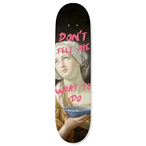 NotoriArt Modern Typography Acrylic Wall Art Die-Cut 8" x 32" | Skateboard Pop Art Decor thumbnail 1
