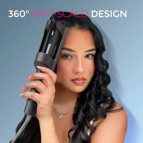 TYMO CurlPRO Automatic Rotating Curling Iron 1 1/4 Inch | Beach Waves & Long-Lasting Curls thumbnail 6