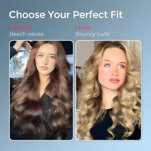 TYMO CurlPRO Automatic Rotating Curling Iron 1 1/4 Inch | Beach Waves & Long-Lasting Curls thumbnail 3