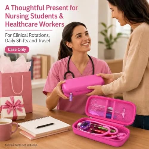 ALKOO Stethoscope Case for 3M Littmann Classic III/Cardiology IV, Lavender | Protects Your Essential Medical Tools thumbnail 8