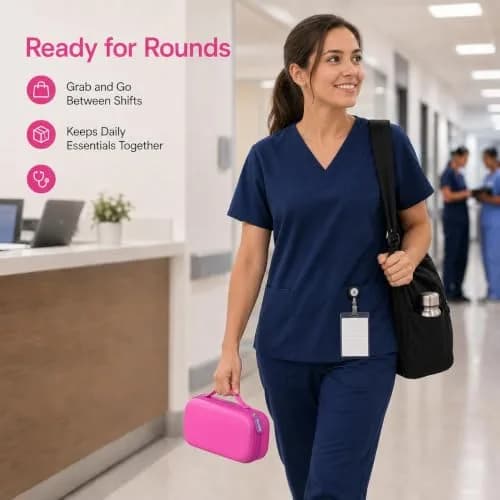 ALKOO Stethoscope Case for 3M Littmann Classic III/Cardiology IV, Lavender | Protects Your Essential Medical Tools thumbnail 9