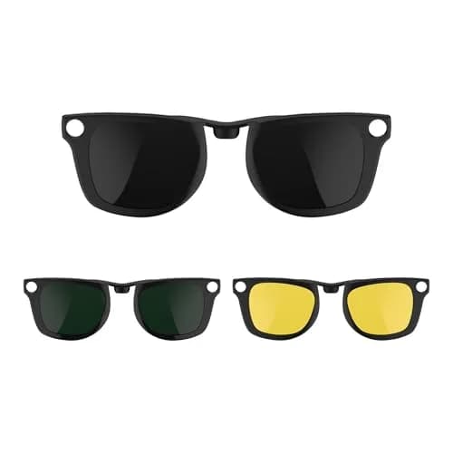 RCstyle Polarized Clip-on for Ray-Ban Meta Wayfarer RW4008/4012 Large 53-22 | Polarized, Lightweight, Perfect Fit thumbnail 1