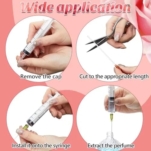 Geiserailie Perfume Syringe Extractor 5ml & 10ml | Refillable Decant Kit for Perfumes & Liquids thumbnail 5
