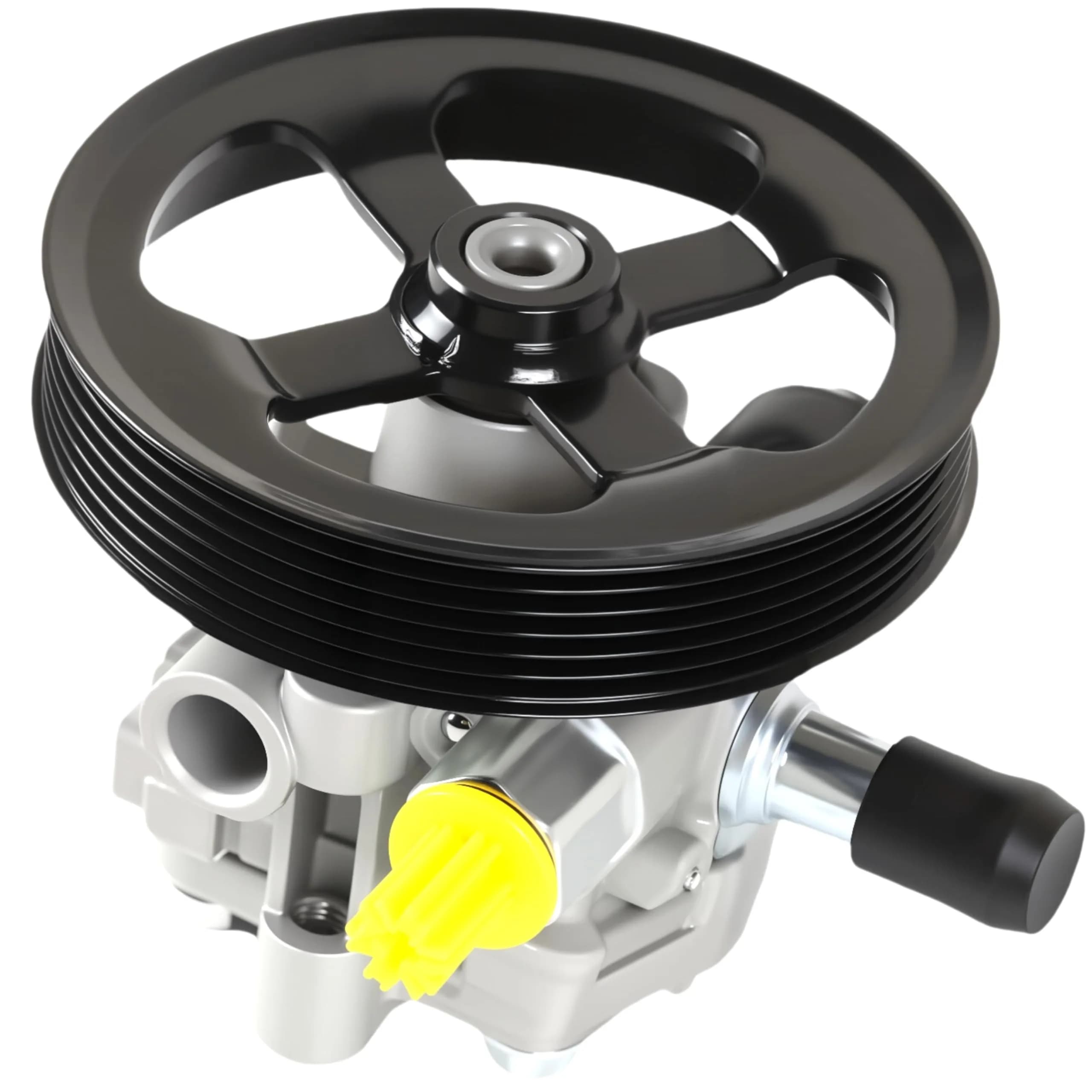 YOMALL Power Steering Pump with Pulley 21-5456 for 2006-2011 Honda Civic 1.8L | Direct Fit Replacement — 20-2402