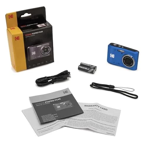 Kodak PIXPRO FZ45 Friendly Zoom Digital Camera Blue 16MP (16 Megapixels) | 4X Optical Zoom thumbnail 4