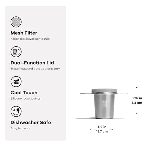 Hydro Flask Tea Infuser Birch Basket with Lid | 16 oz Capacity thumbnail 3
