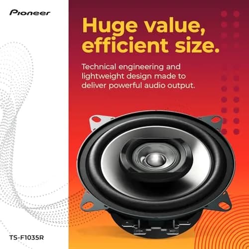 Pioneer TS-F1035R 4" 2-Way Coaxial Car Speakers 150W Max (Pair) thumbnail 3