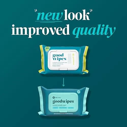goodwipes Flushable Wipes Shea Coco 300 Count (Pack of 6) | Septic Safe & Extra Large for Superior Clean thumbnail 5