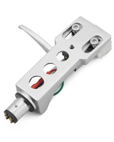 Wujexuhe Silver Headshell for Pioneer Turntables | High-Quality Magnetic Cartridge Stylus (13mm Fixing Hole) thumbnail 1